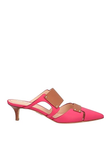 RODO Mules and clogs Magenta Calfskin