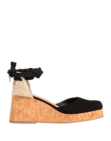 CASTAÑER Mule e zoccoli Nero Fibre tessili