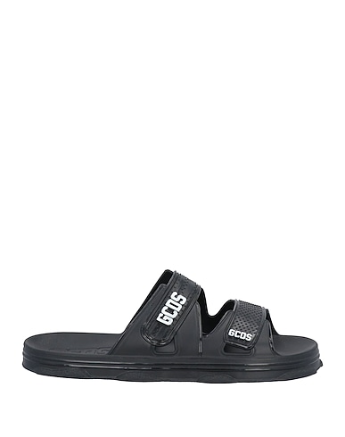 GCDS Sandals Black Rubber