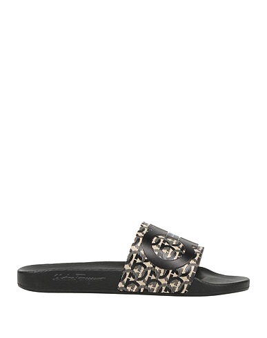 FERRAGAMO Sandals Black Plastic