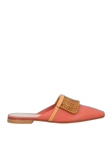 RODO Mules and clogs Salmon pink Lambskin