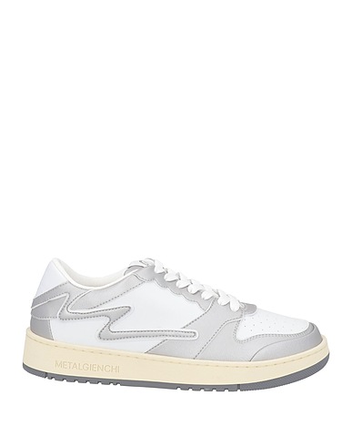 METAL GIENCHI Sneakers Silver Leather