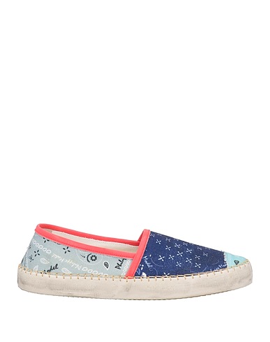 PHILIPPE MODEL Sneakers Blue Leather, Textile fibres