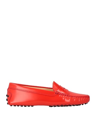 TOD'S Loafers Red Leather