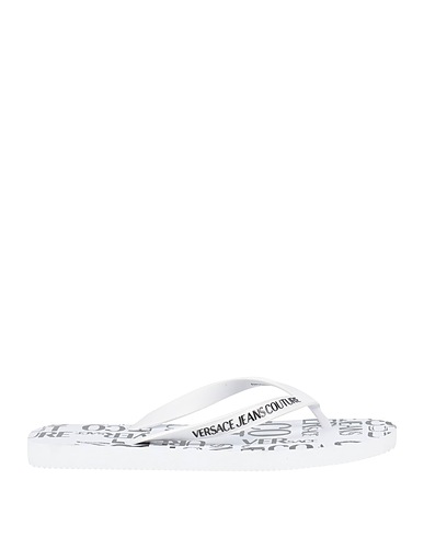 VERSACE JEANS COUTURE Tongs Blanc Caoutchouc, PVC - Polychlorure de vinyle