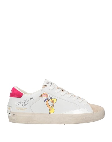 CRIME London Sneakers White Leather