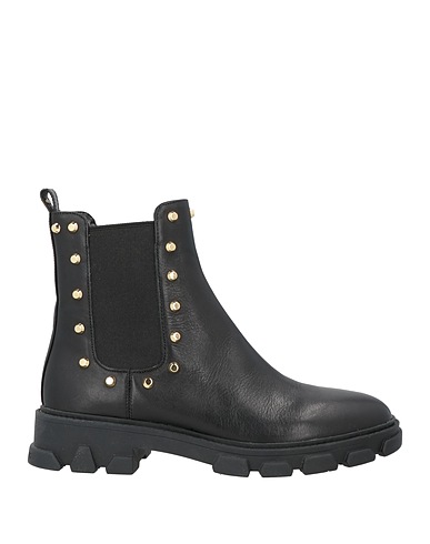 MICHAEL MICHAEL KORS Stivaletti Nero Pelle, Fibre tessili