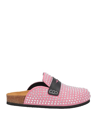 JW ANDERSON Mules and clogs Pink Calfskin