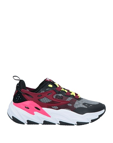 FILA Sneakers Black Textile fibres, Leather