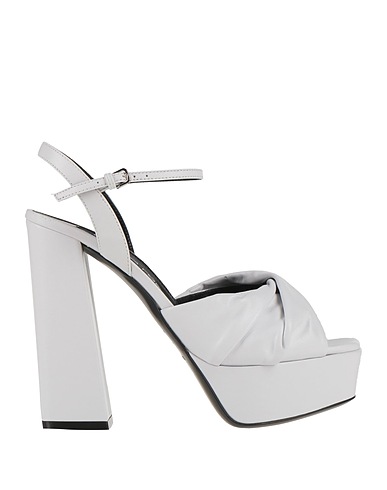 SERGIO ROSSI Sandali Bianco Pelle