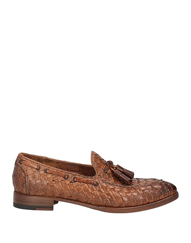 SILVANO SASSETTI Loafers Brown Leather