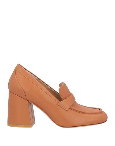 STUART WEITZMAN Loafers Camel Calfskin