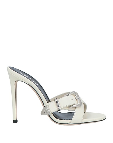 PARIS TEXAS Sandalen Off white Leder
