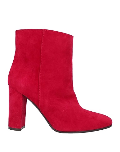 VIA ROMA 15 Ankle boot Red Leather