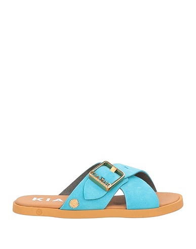 KIANID Sandalen Himmelblau Leder