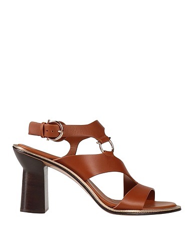 FERRAGAMO Sandals Brown Leather
