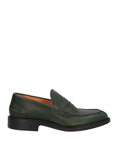 TRICKER'S 모카신 다크 그린 송아지 가죽
