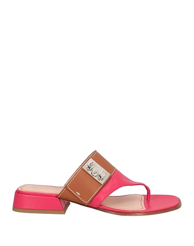 RODO Flip flops Fuchsia Leather