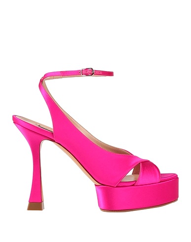 CASADEI Sandals Fuchsia Textile fibres