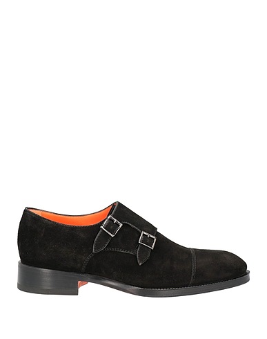 SANTONI Mocassino Nero Pelle