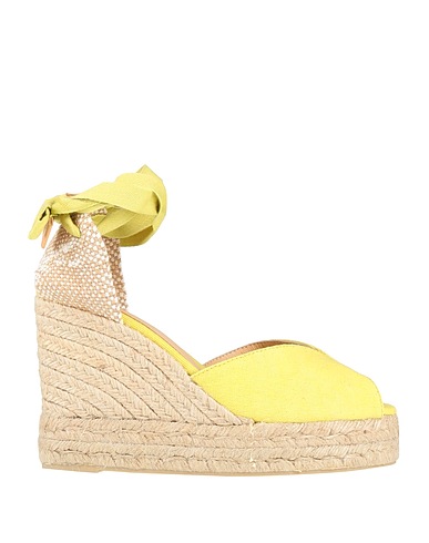 CASTAÑER Espadrilles Lime green Textile fibres