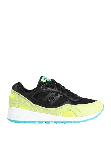 SAUCONY Sneakers Verde lima Cuero, Fibras textiles