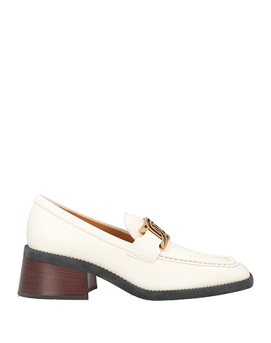 TOD'S Loafers White Leather