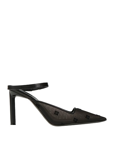 GIVENCHY Pumps Schwarz Leder, Gewebefasern