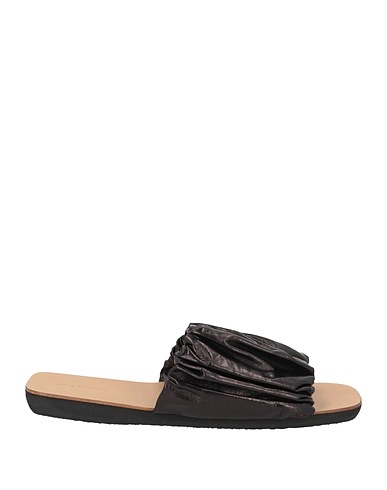 JIL SANDER Sandals Black Leather