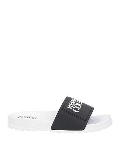 VERSACE JEANS COUTURE Sandals Black Rubber