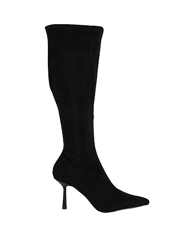 TOPSHOP Boots Black Textile fibres