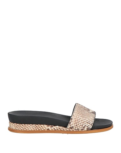 STEFANIA PELLICCI Sandali Khaki Pelle