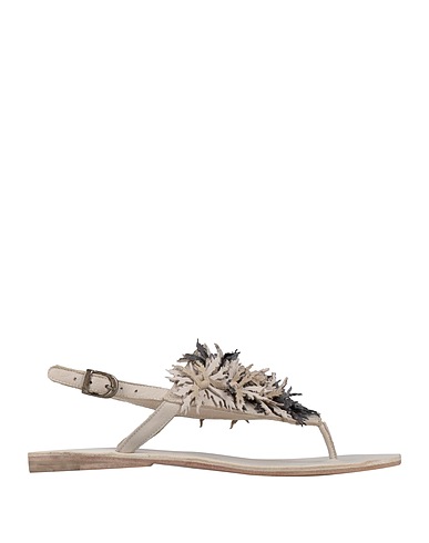 HENRY BEGUELIN Flip flops Off white Leather