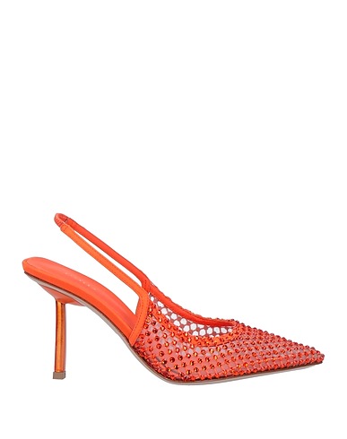 LE SILLA Pump Orange Textile fibers