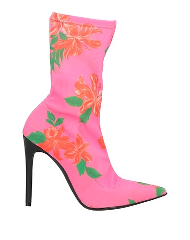PINKO Ankle boot Pink Textile fibres