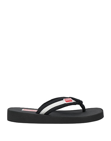 KENZO Infradito Nero Fibre tessili