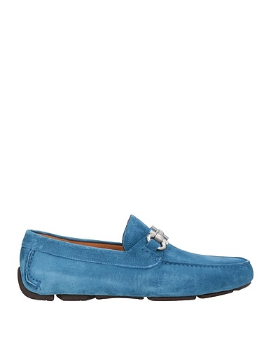 FERRAGAMO Loafers Blue Calfskin