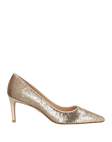 STUART WEITZMAN Pump Gold Textile fibers