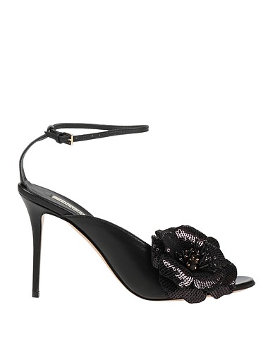 NINALILOU Sandals Black Leather