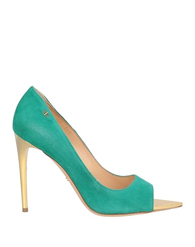 ELISABETTA FRANCHI Pump Emerald green Leather