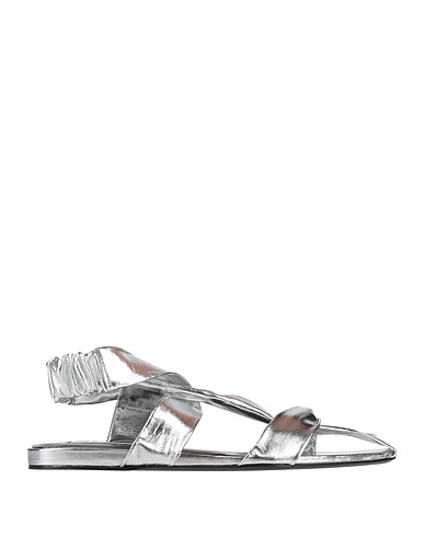 JIL SANDER Sandals Silver Leather
