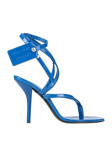 OFF-WHITE™ Flip flops Bright blue Calfskin