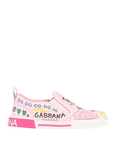 DOLCE&GABBANA Canvas sneakers  Pink 100% Cotton