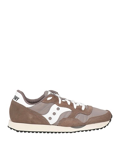SAUCONY Sneakers Grey Leather, Textile fibres