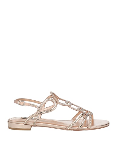 BIBI LOU Sandals Blush Textile fibres