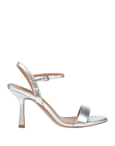 BIBI LOU Sandals Silver Leather