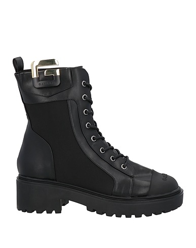 GAëLLE Paris Stiefelette Schwarz Gewebefasern, Gummi