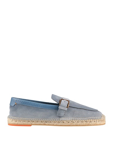 SANTONI Espadrilles Light blue Leather