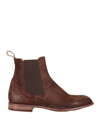 MOMA Ankle boot Dark brown 100% Leather