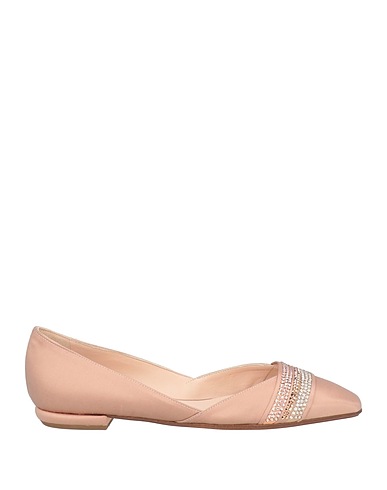 RODO Ballet flats Blush Textile fibers